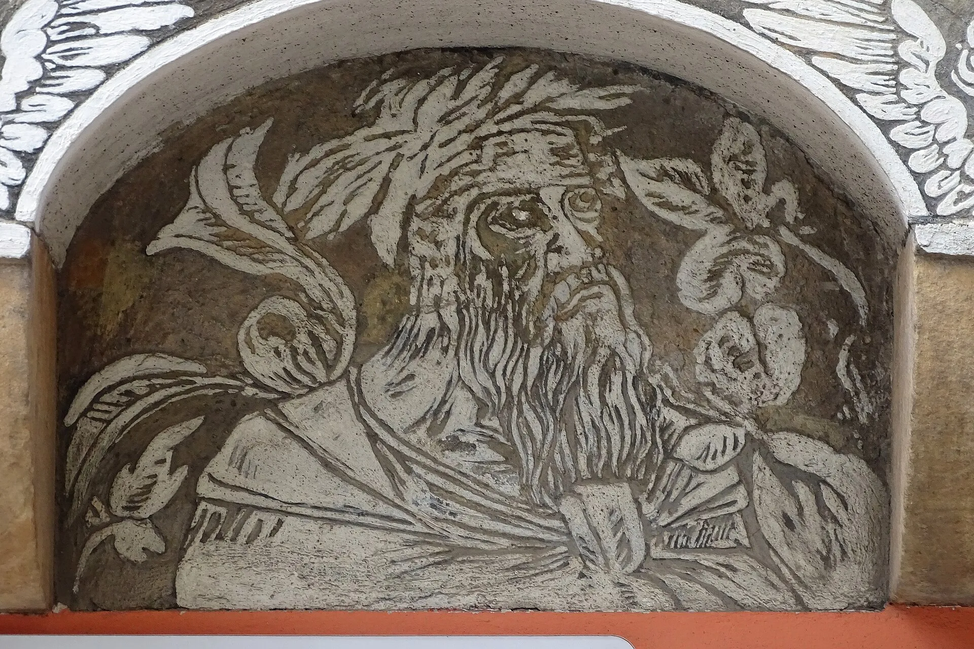Sgraffito z około 1565 roku na kamienicy w Legnicy