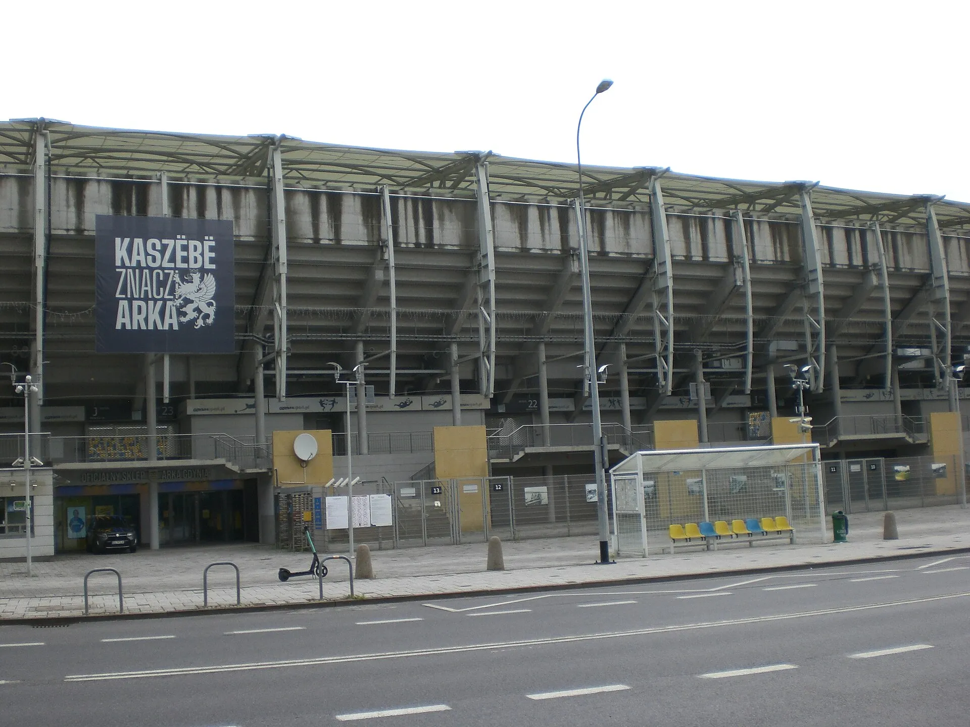 Stadion Miejski przy ulicy Stryjskiej w Gdyni w 2025 roku