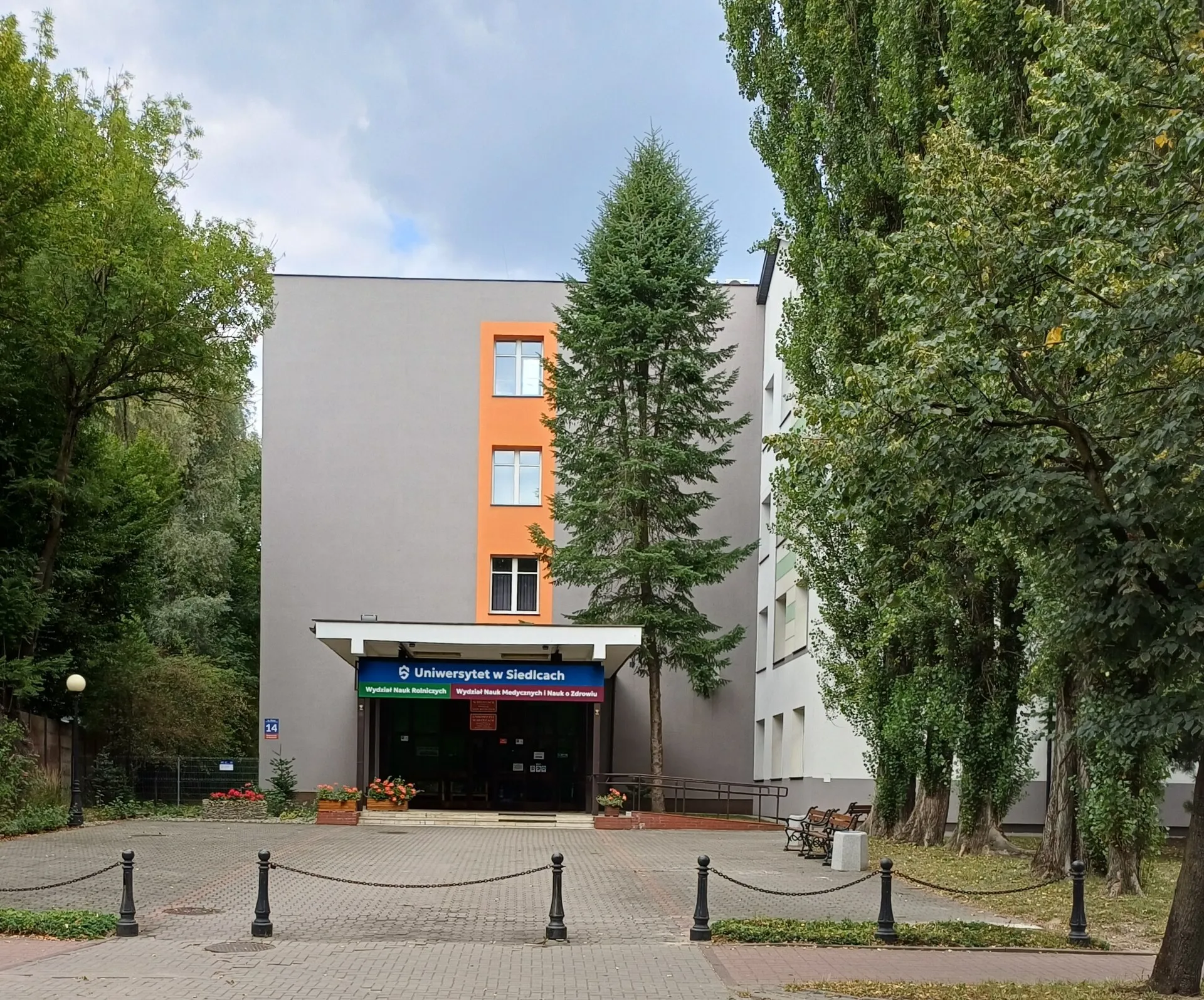 Budynek Wydziału Nauk Rolniczych Uniwersytetu w Siedlcach w 2025 roku