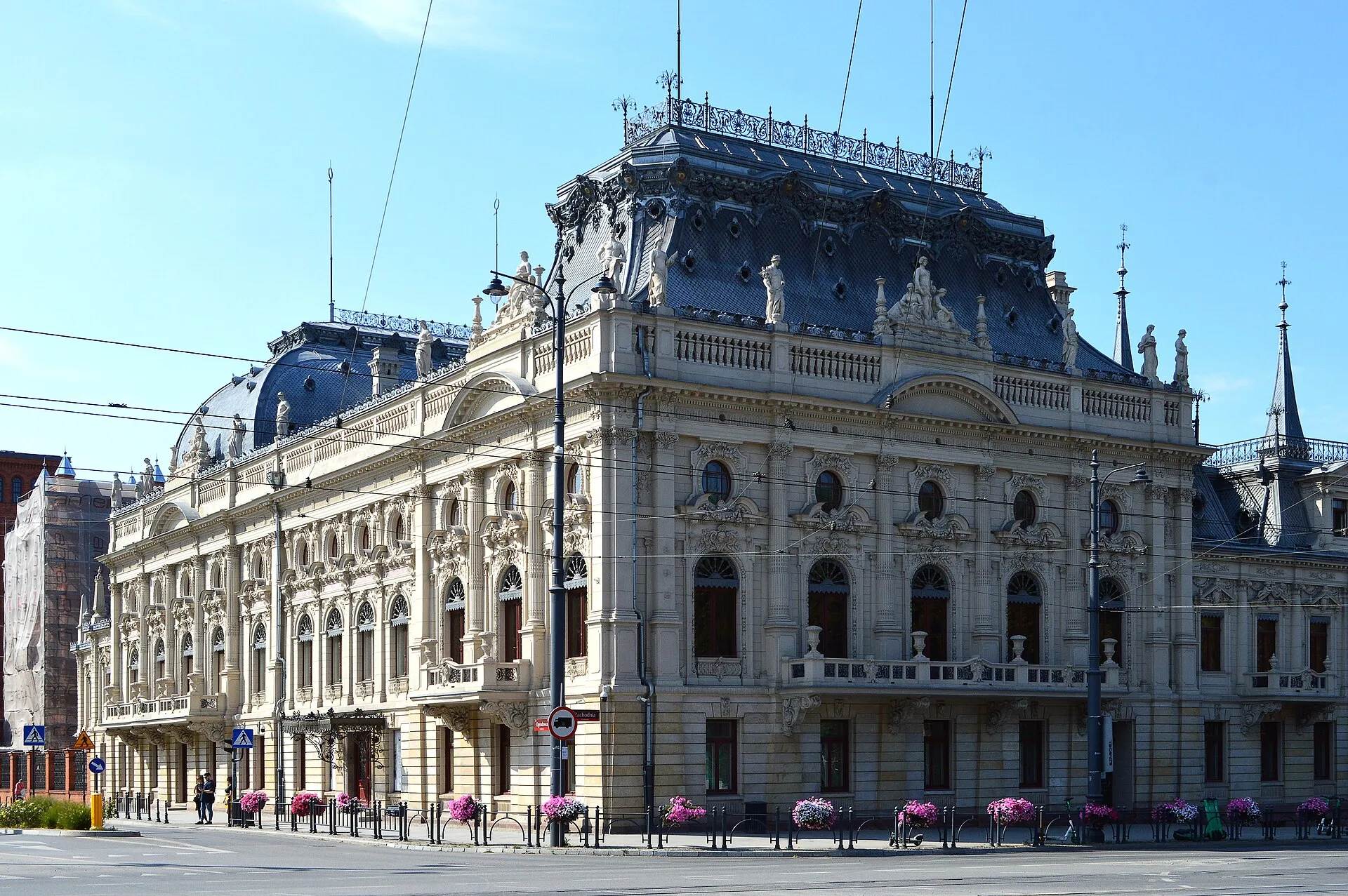 Pałac Izraela Poznańskiego w Łodzi w 2023 roku
