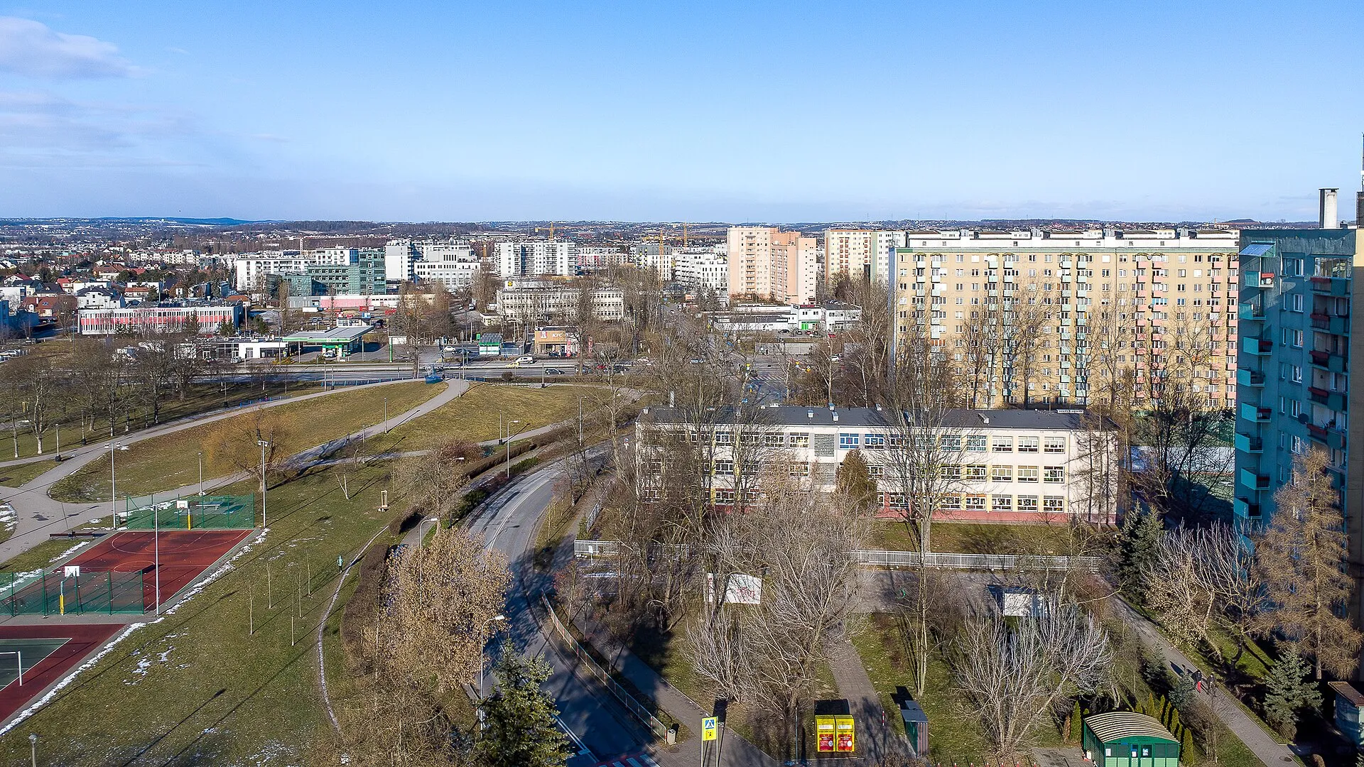 Panorama Prądnika Białego przy ulicy Batalionu Skała AK w Krakowie, 2026