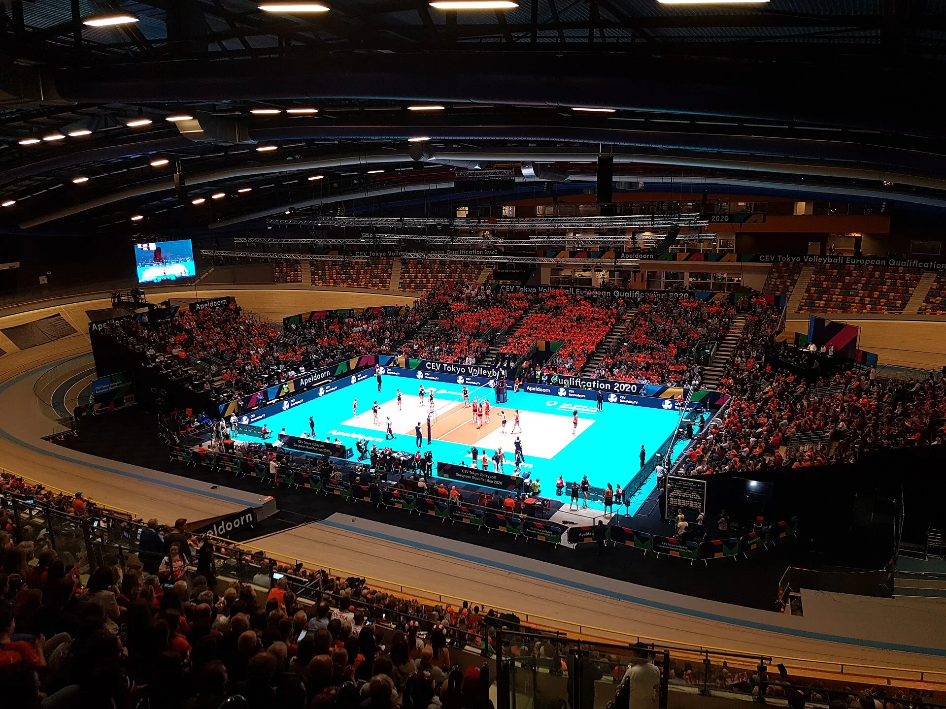 Netherlands - Poland women's volleyball match 09.01.2020