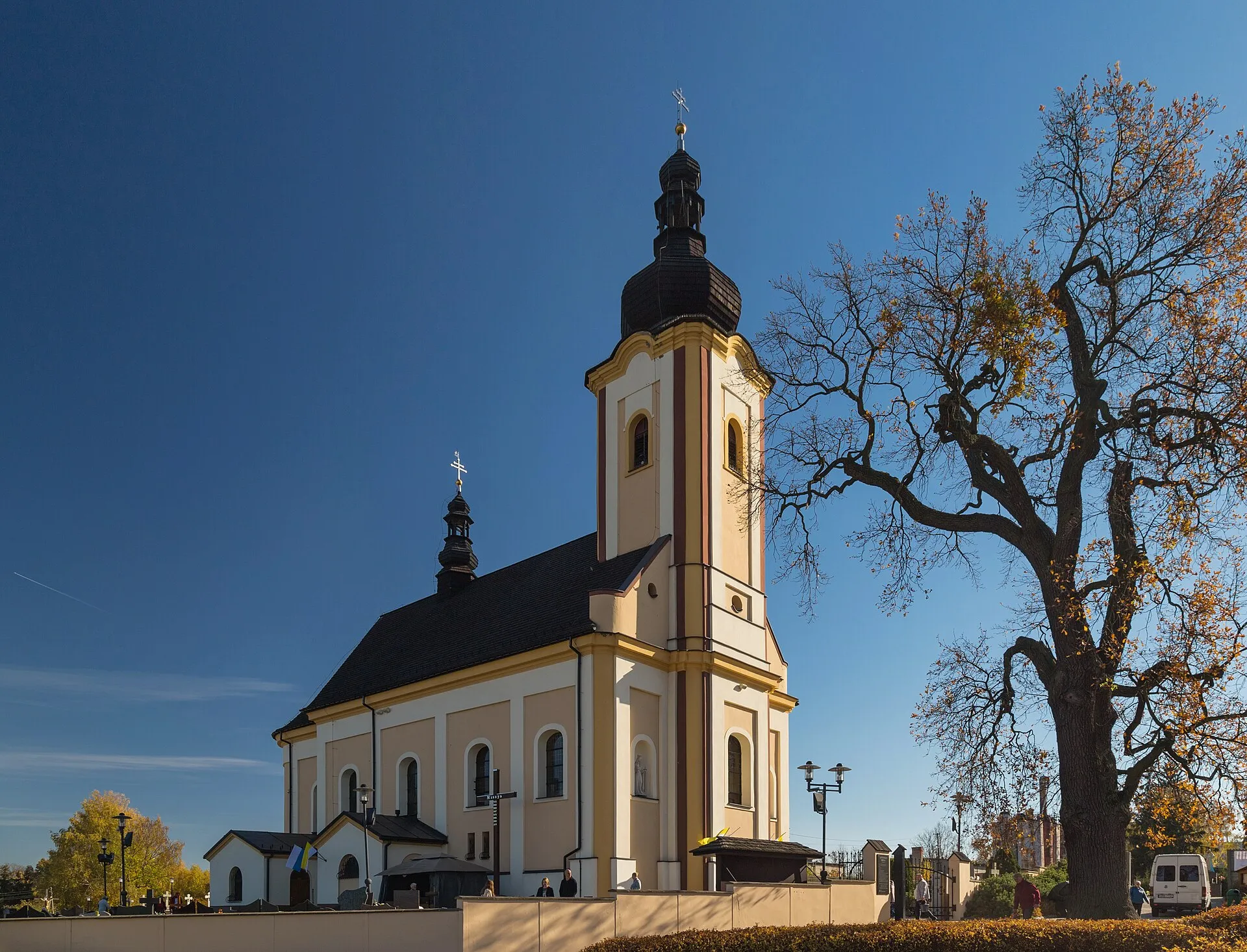 Kościół Wszystkich Świętych w Jastrzębiu-Zdroju w październiku 2021 roku