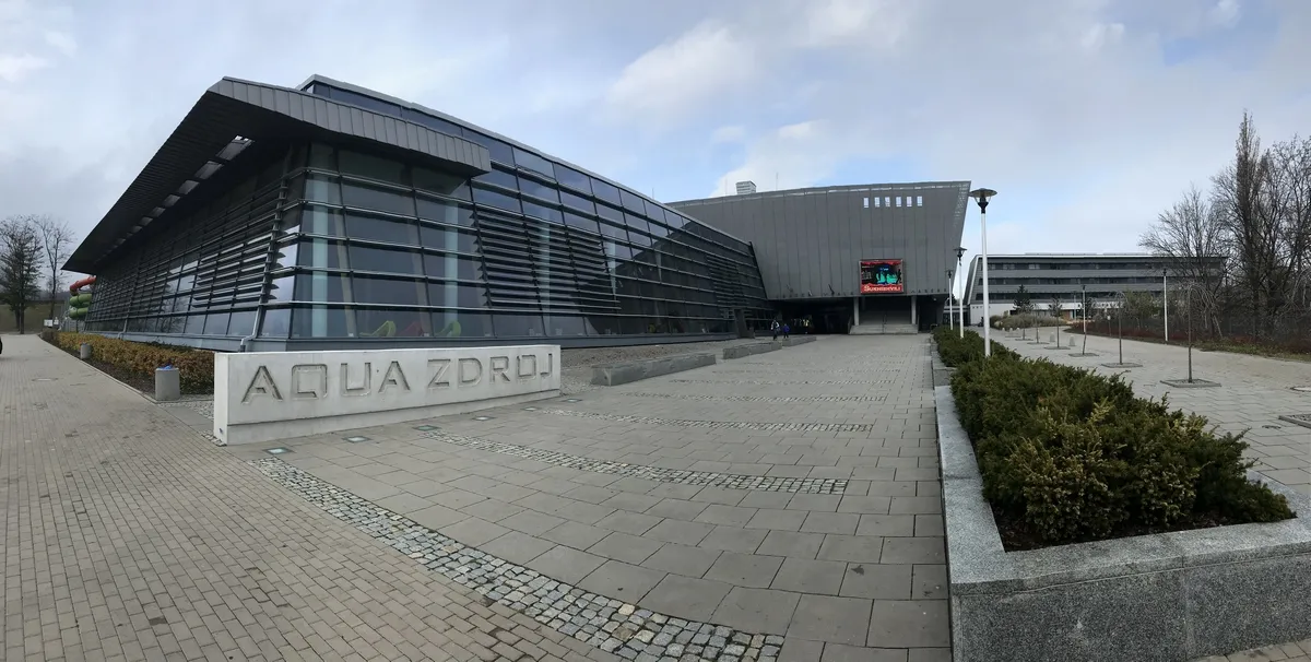 Budynek Aqua Zdrój w Wałbrzychu w 2019 roku