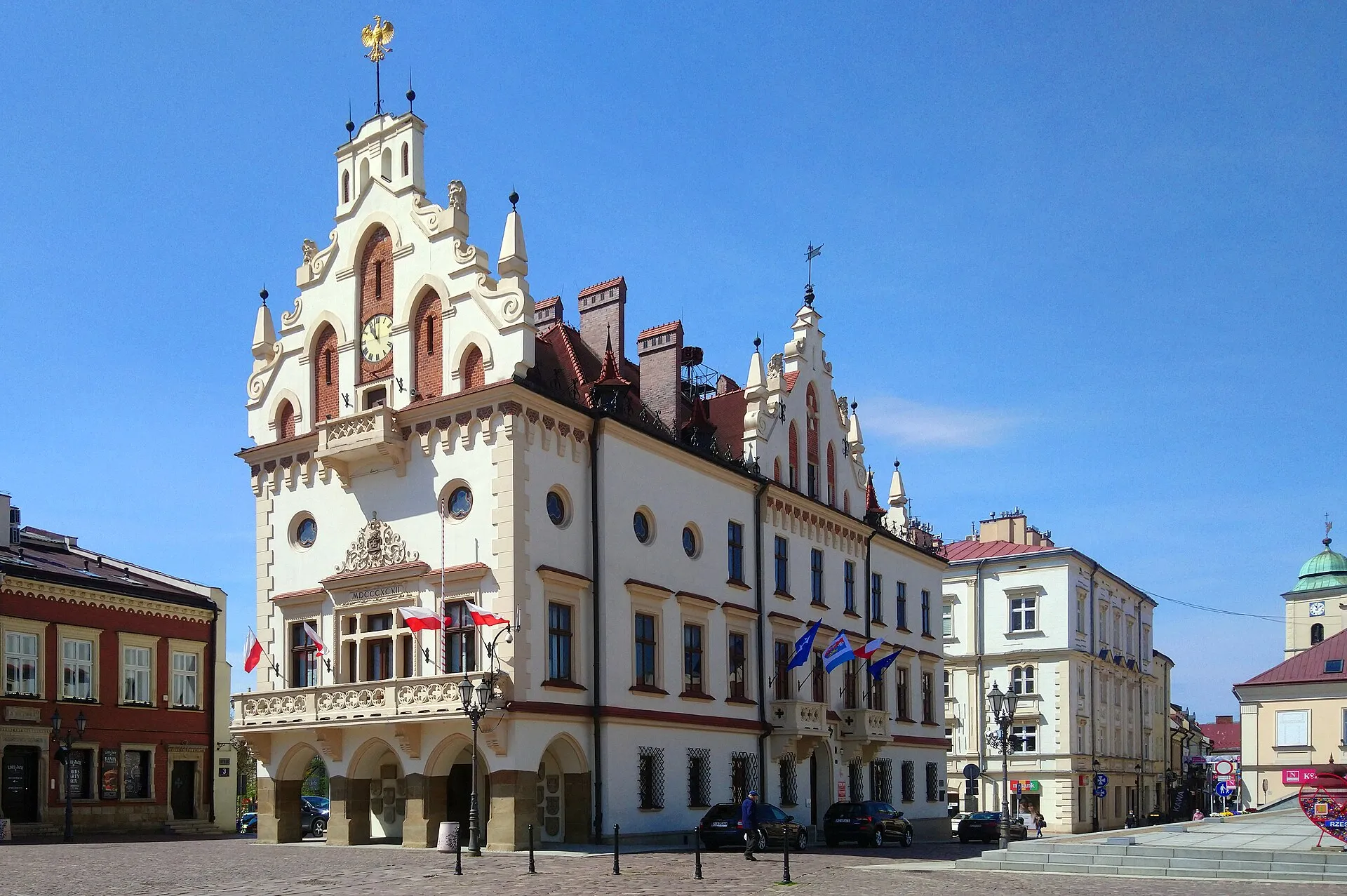 Ratusz w Rzeszowie w maju 2021 roku