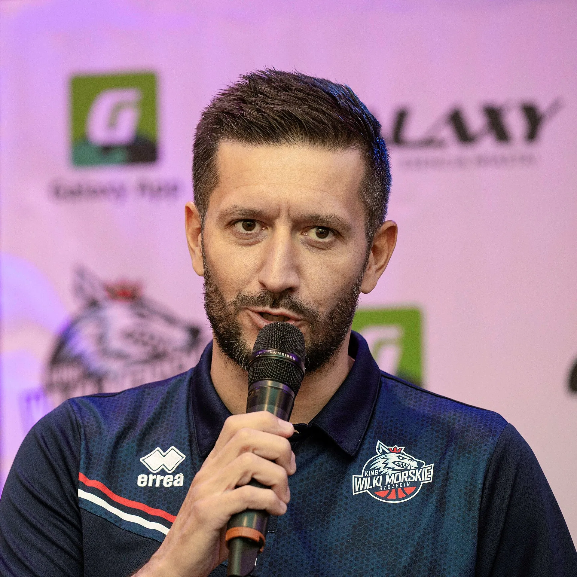 Maciej Majcherek, trener King Wilki Morskie Szczecin, w 2026 roku