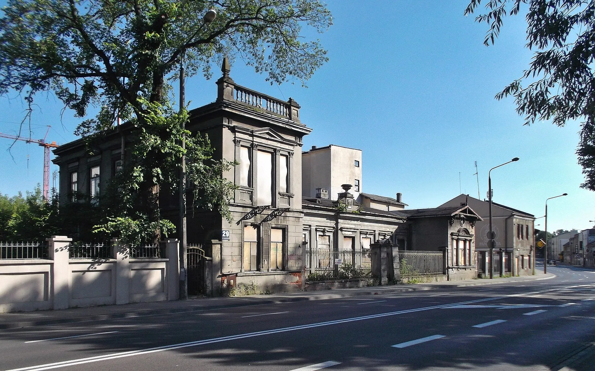 Dawny browar Saskich przy ulicy Limanowskiego 29 w Radomiu w 2020 roku