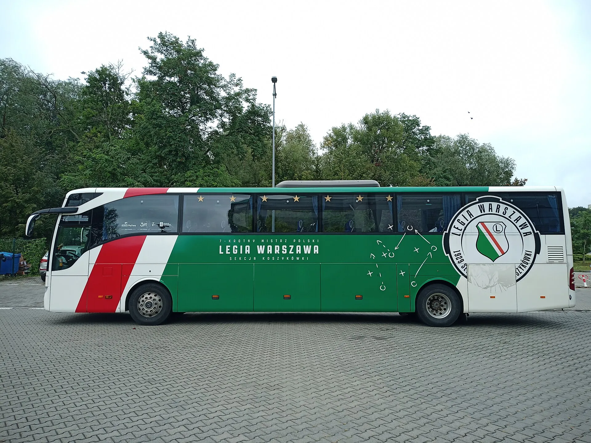 Autokar Legii Warszawa, sekcji koszykówki, w 2022 roku