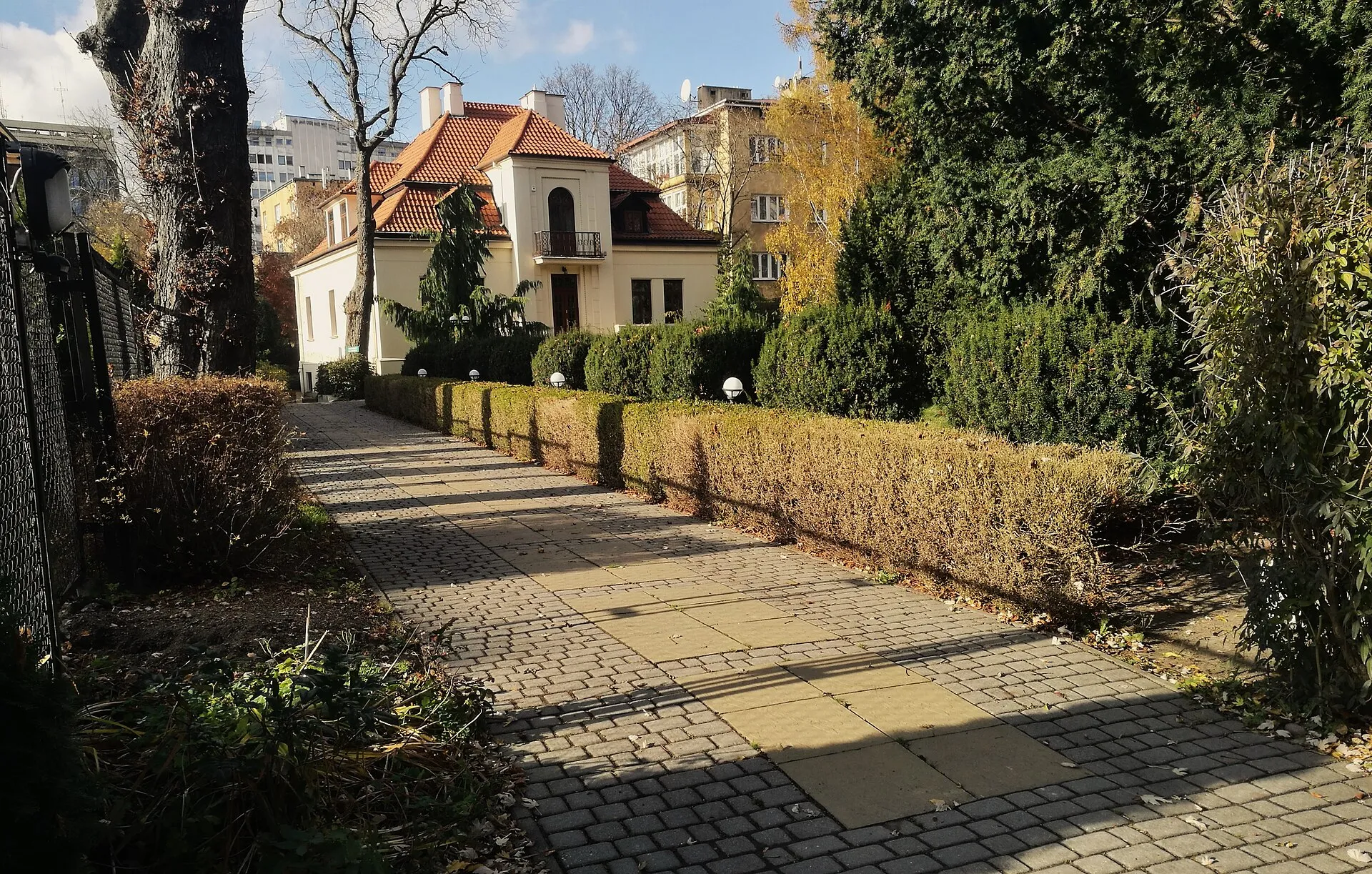 Willa przy ulicy Ogrodowej 6 w Lublinie w 2021 roku