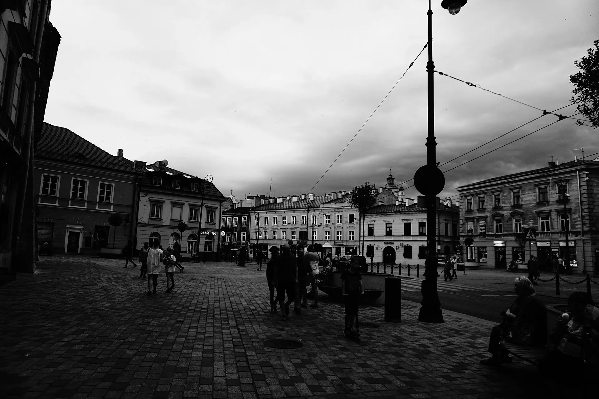 Centrum Lublina przy ulicy Królewskiej w lipcu 2019 roku