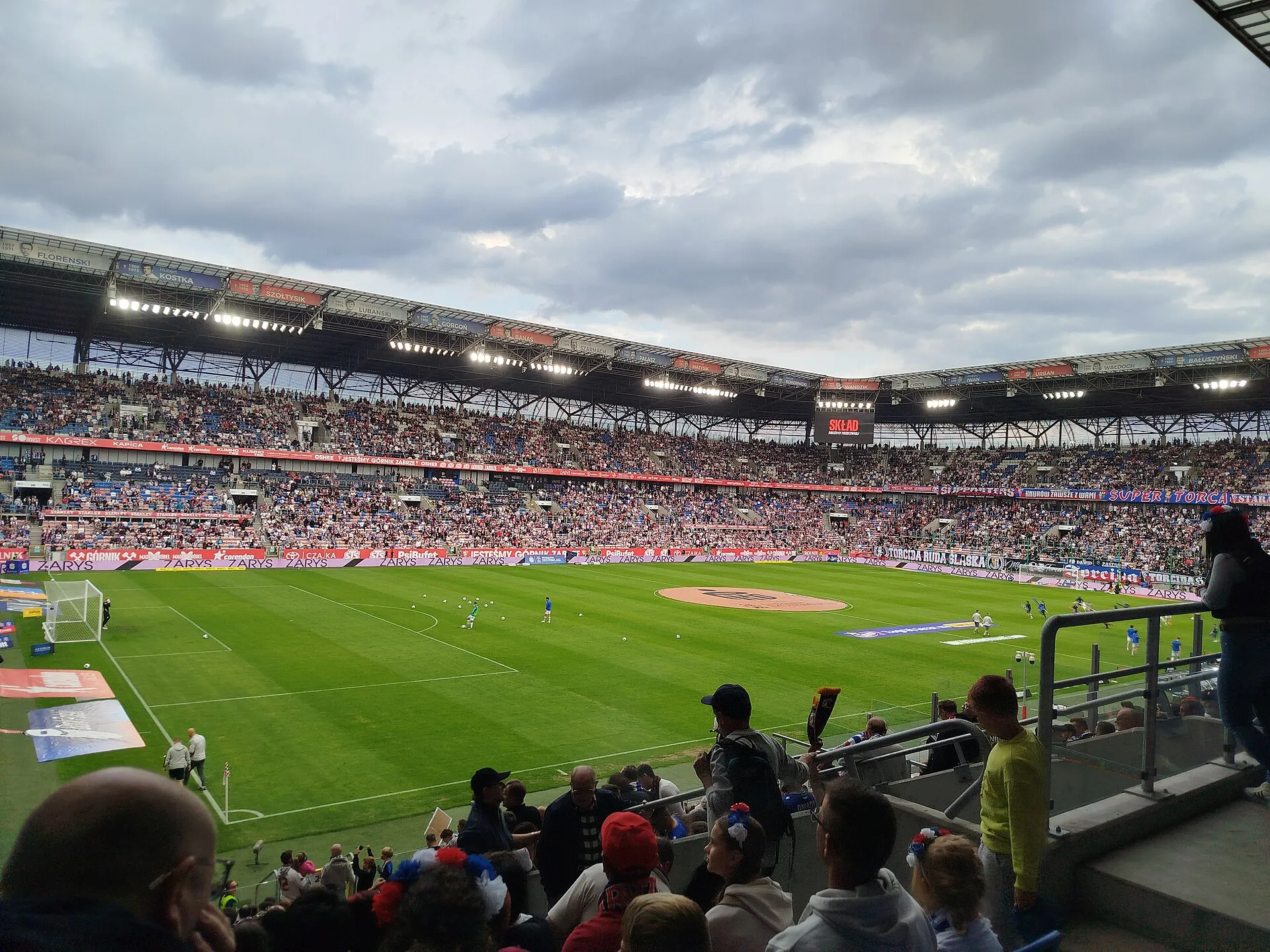 Stadion imienia Ernesta Pohla w Zabrzu podczas meczu we wrześniu 2026