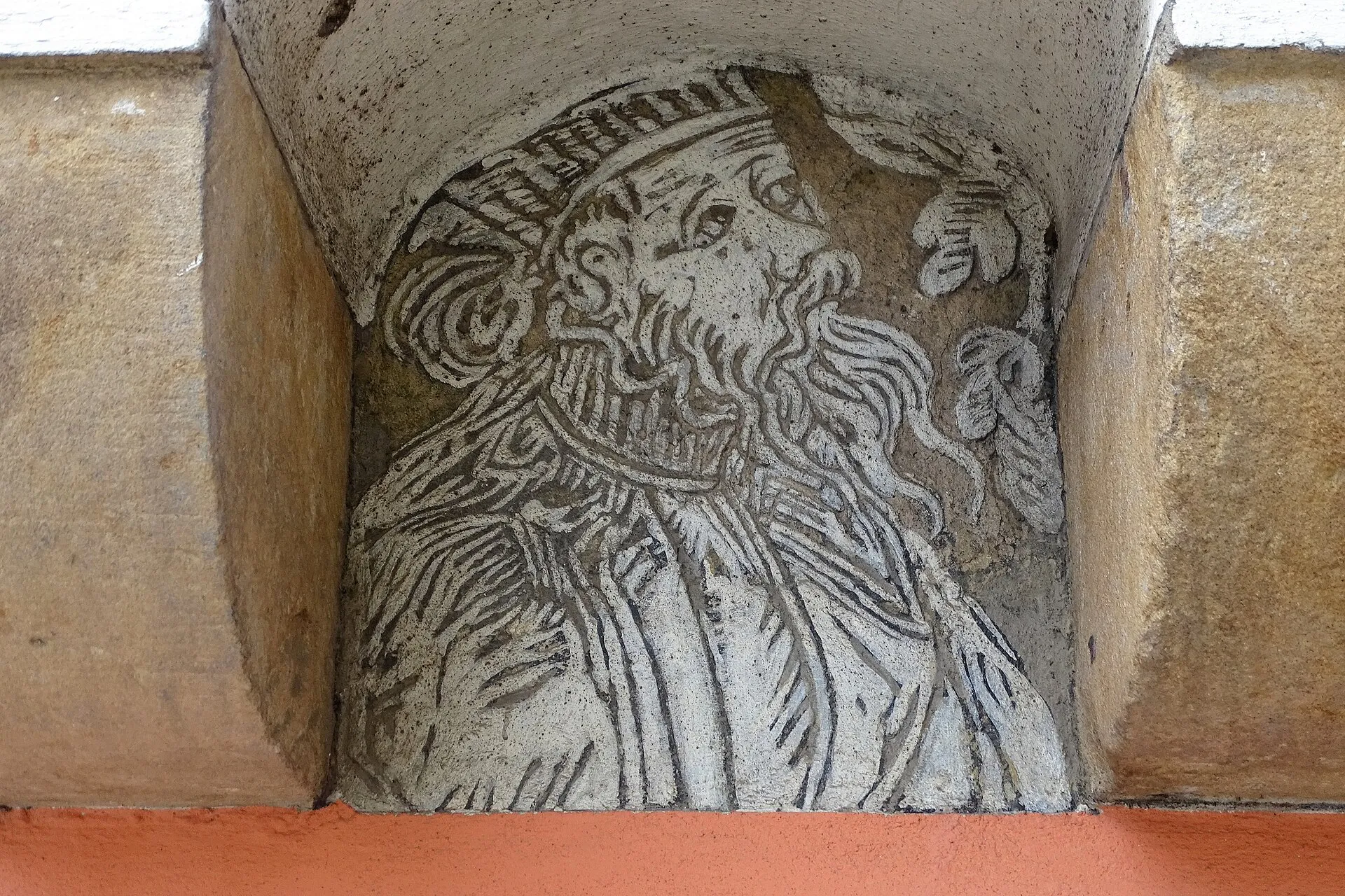 Sgraffito na Domu Pod Przepiórczym Koszem w Legnicy, około 1565 roku