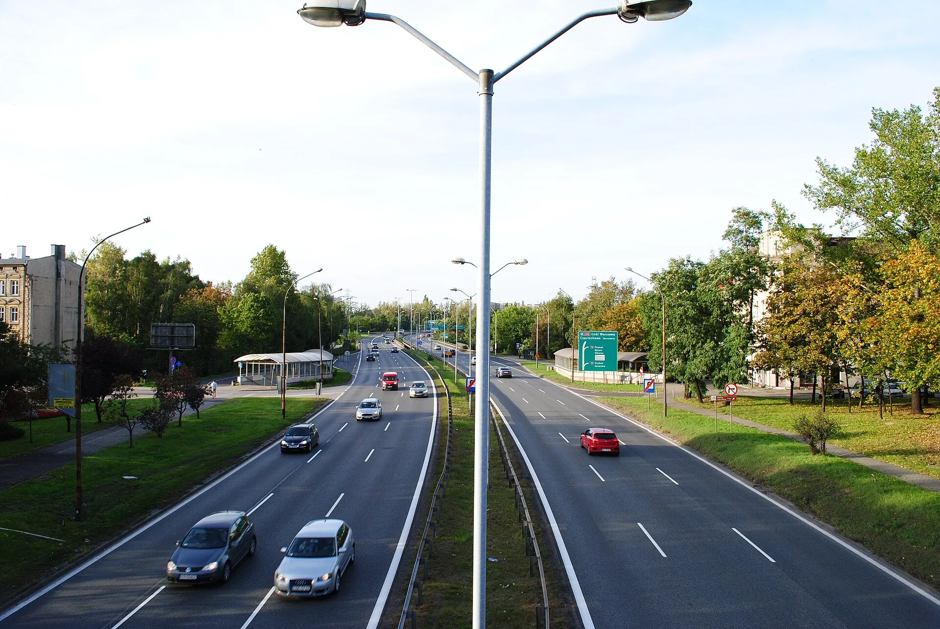 Ulica Murckowska w Katowicach w dzielnicy Zawodzie, 2020 rok