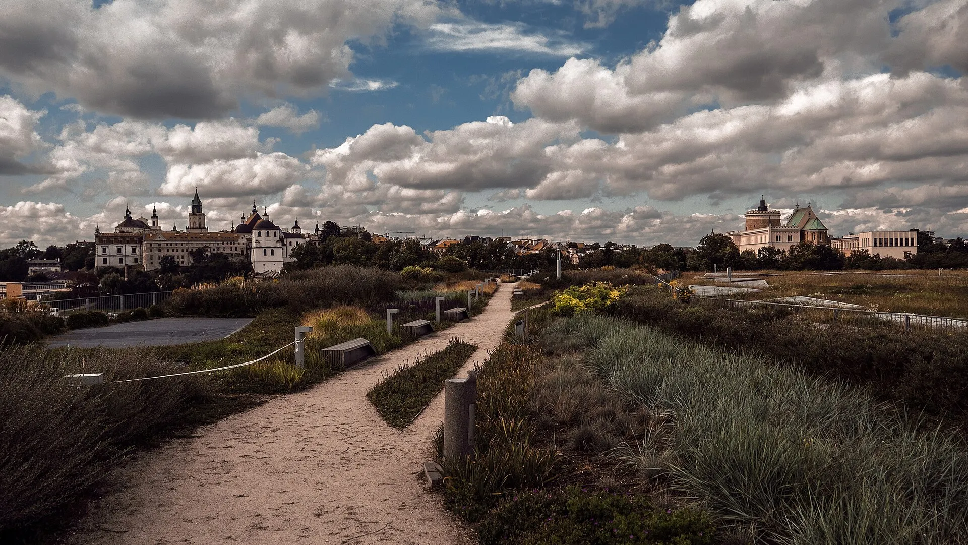 Panorama Starego Miasta w Lublinie w 2019 roku