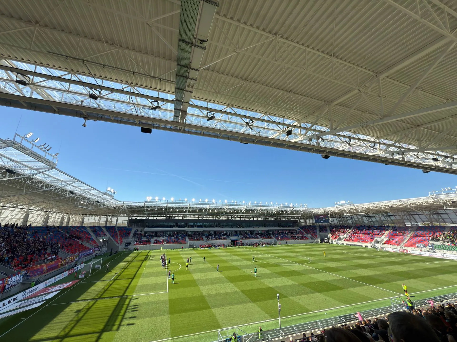 Itaka Arena w Opolu podczas meczu Odry Opole z Górnikiem Łęczna w 2025 roku
