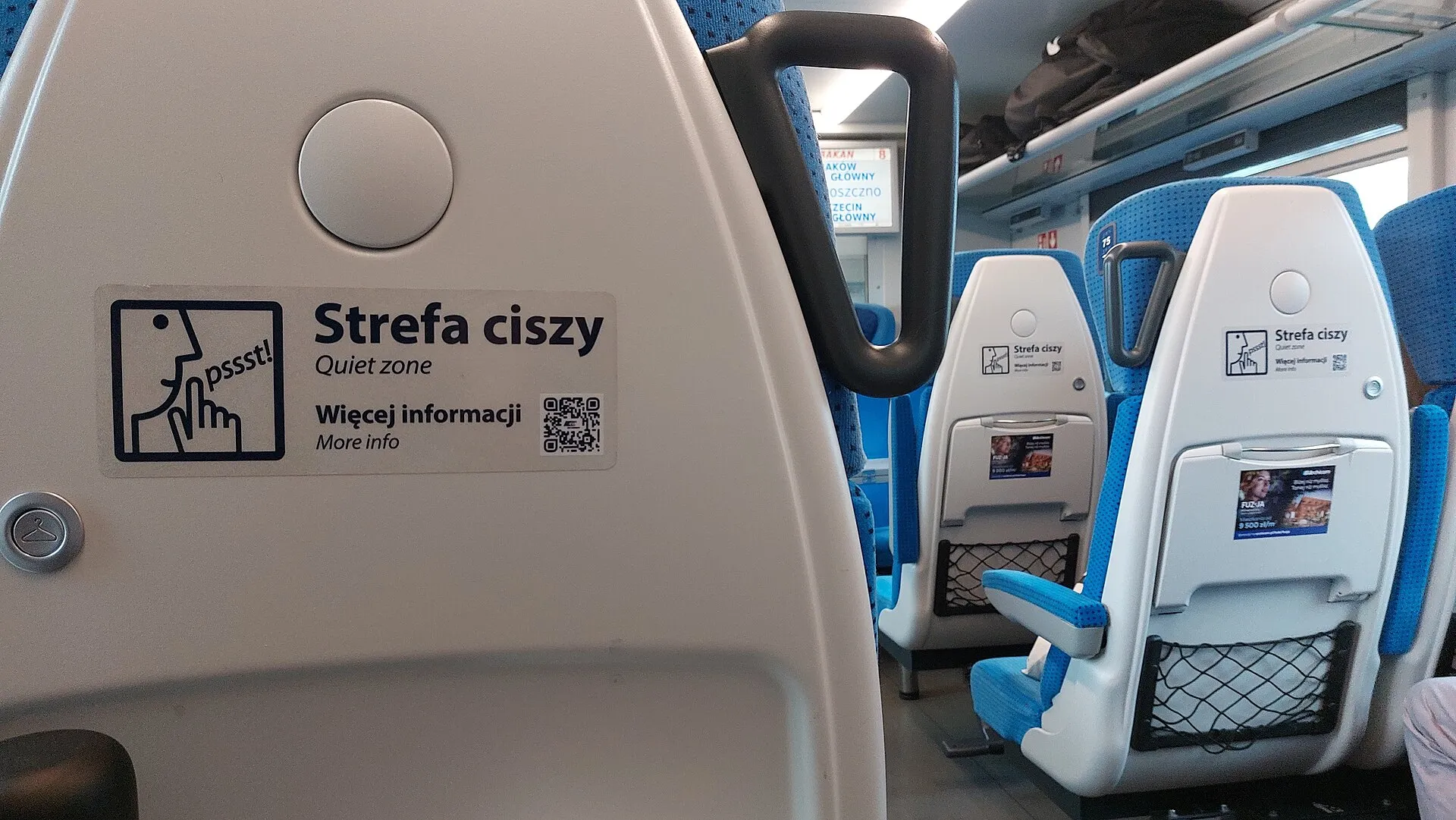 Strefa ciszy w pociągu PKP Intercity w 2025 roku