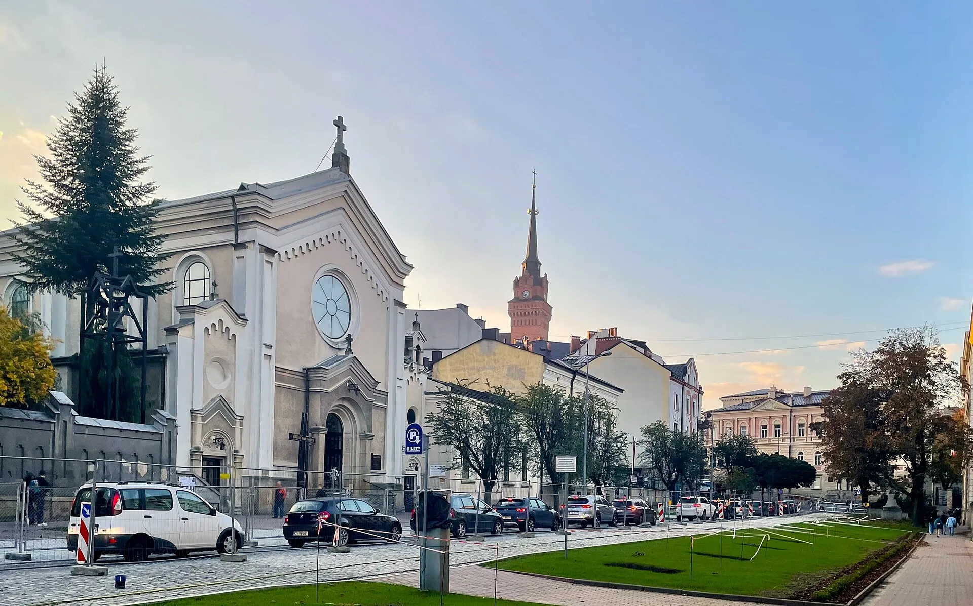 Ulica Józefa Piłsudskiego w Tarnowie, wrzesień 2022