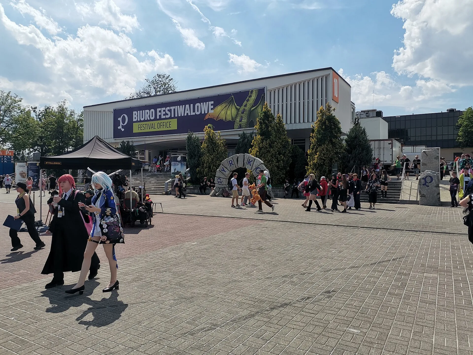 Biuro festiwalowe Pyrkonu na terenie Międzynarodowych Targów Poznańskich w 2026 roku