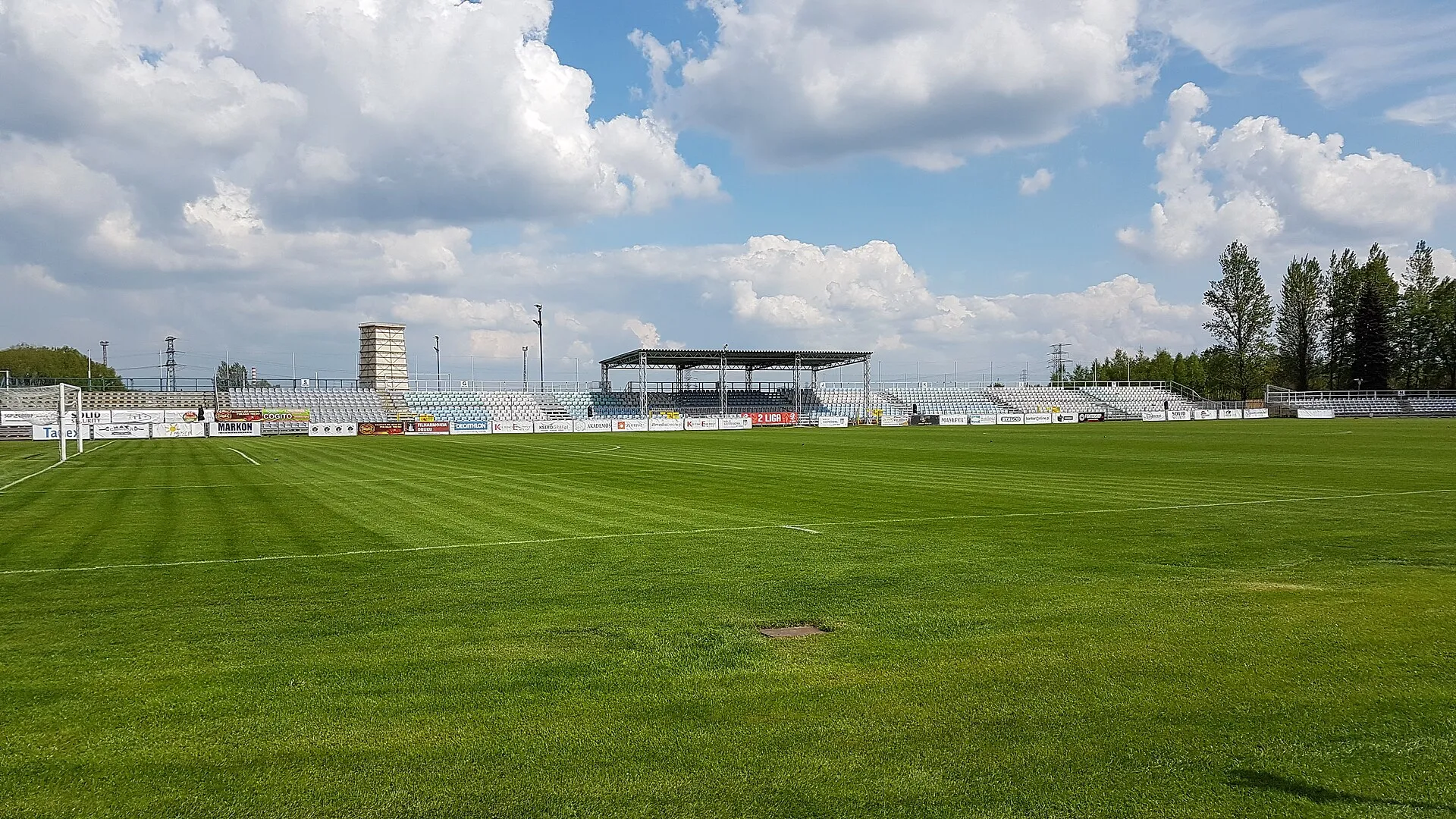 Miejski Stadion Piłkarski Raków w Częstochowie w 2017 roku