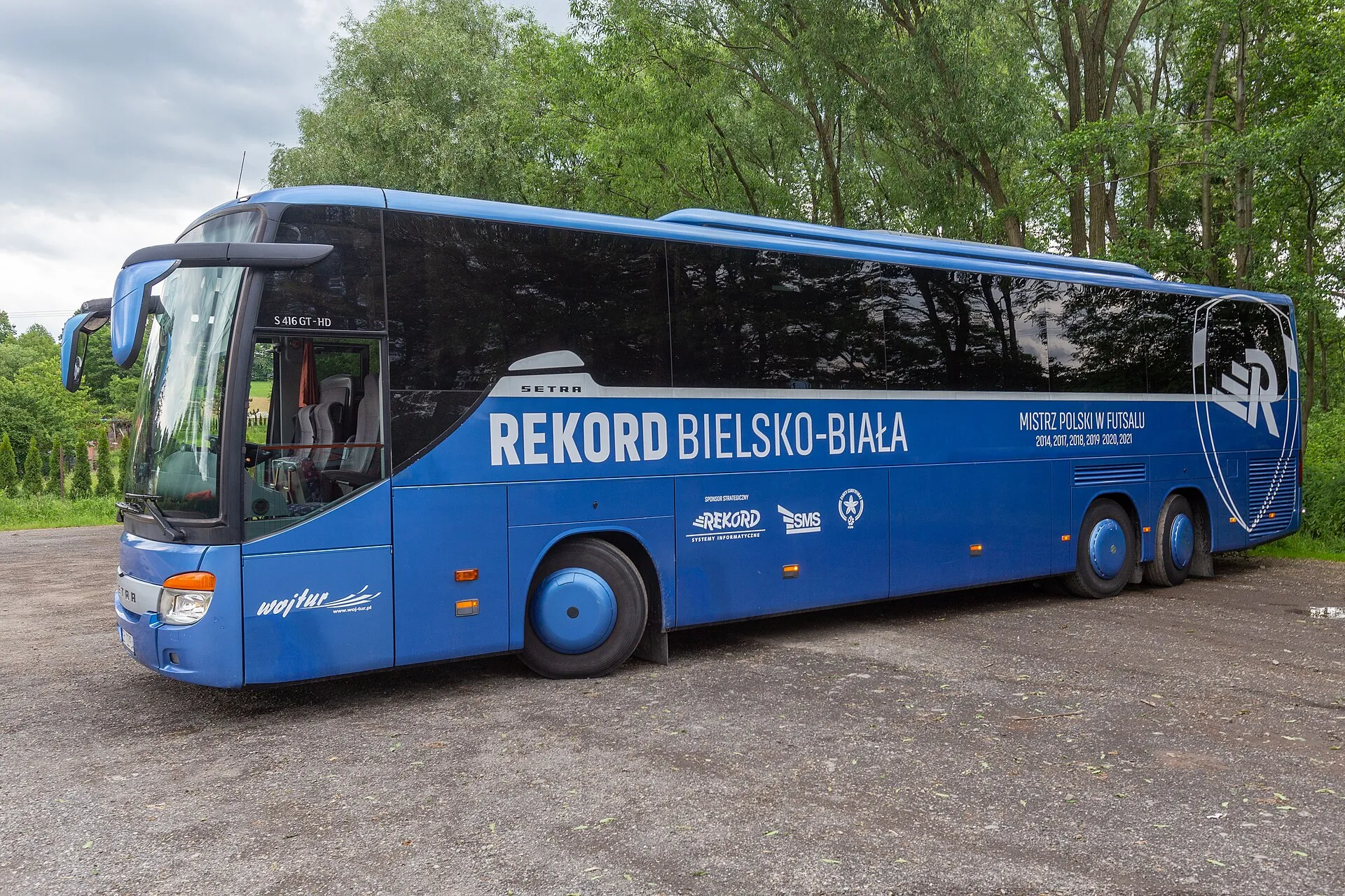 Autobus BTS Rekord Bielsko-Biała w Bašce w Czechach, czerwiec 2025