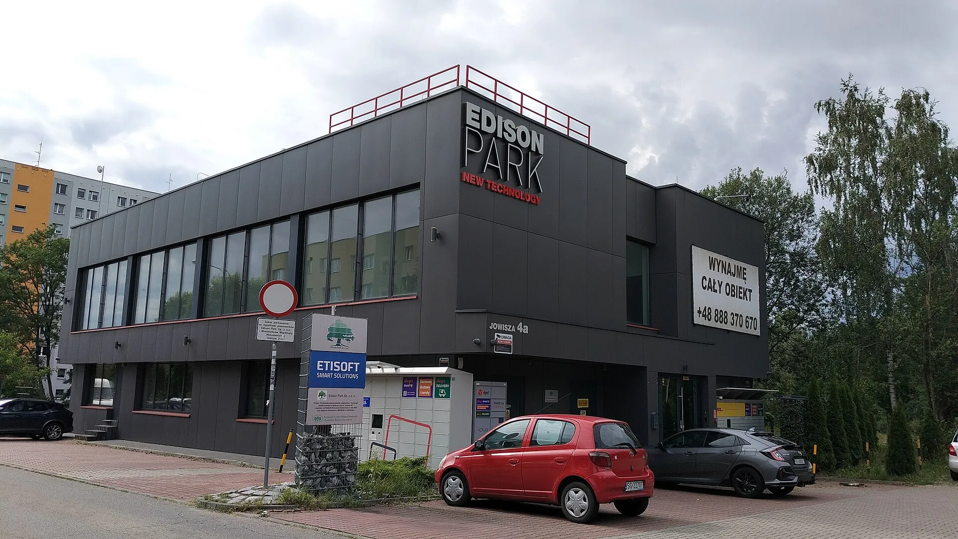 Budynek Edison Park New Technology przy ulicy Jowisza w Gliwicach