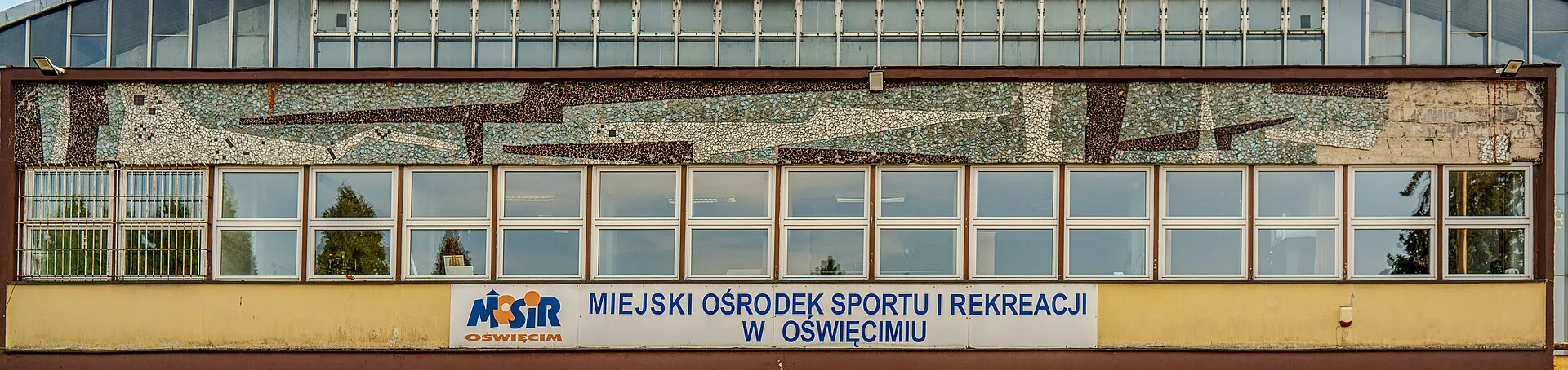 Mozaika na Hali Lodowej MOSiR w Oświęcimiu w 2024 roku