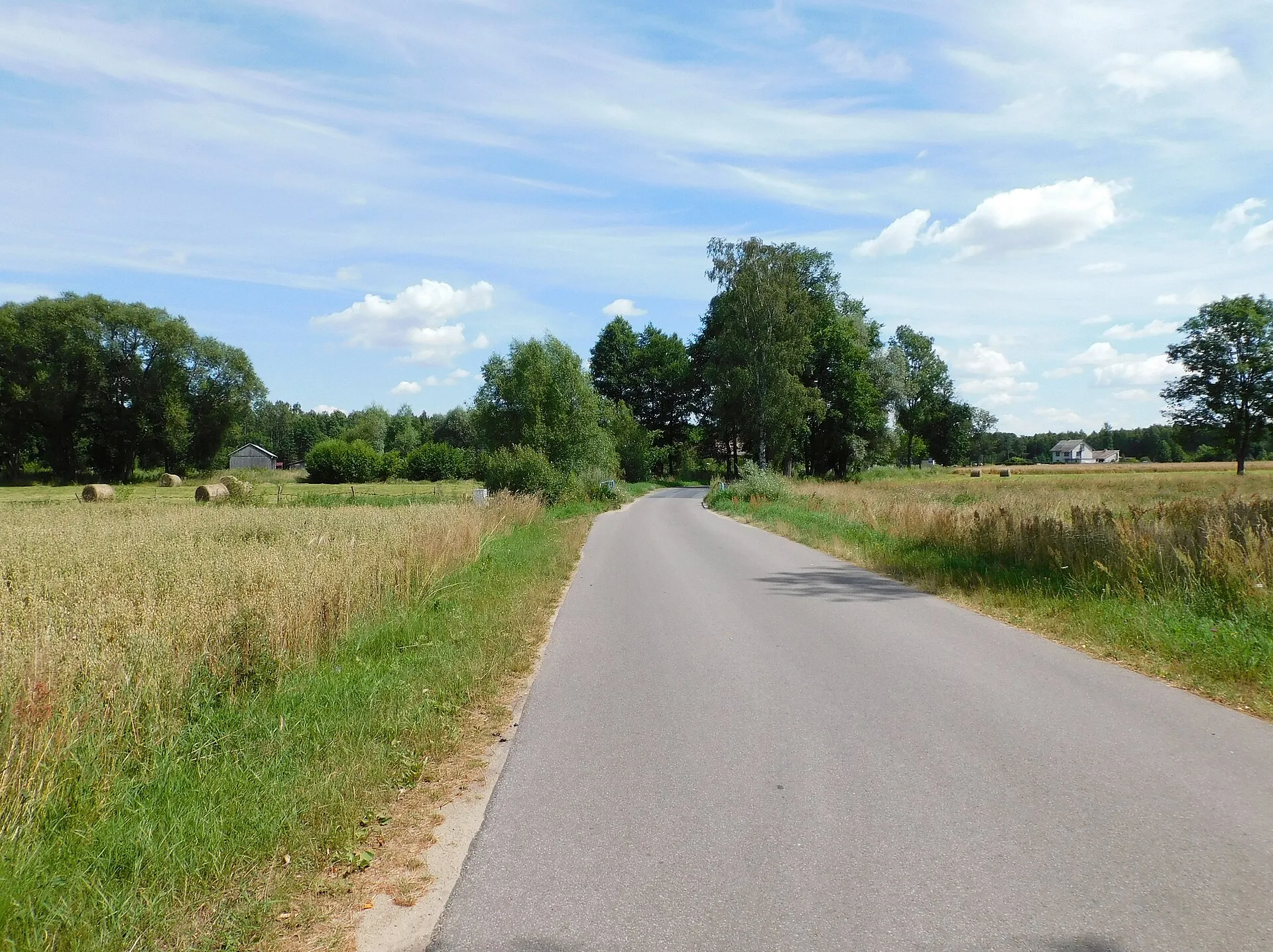 Łączka k siedlec droga nad żeliszewką