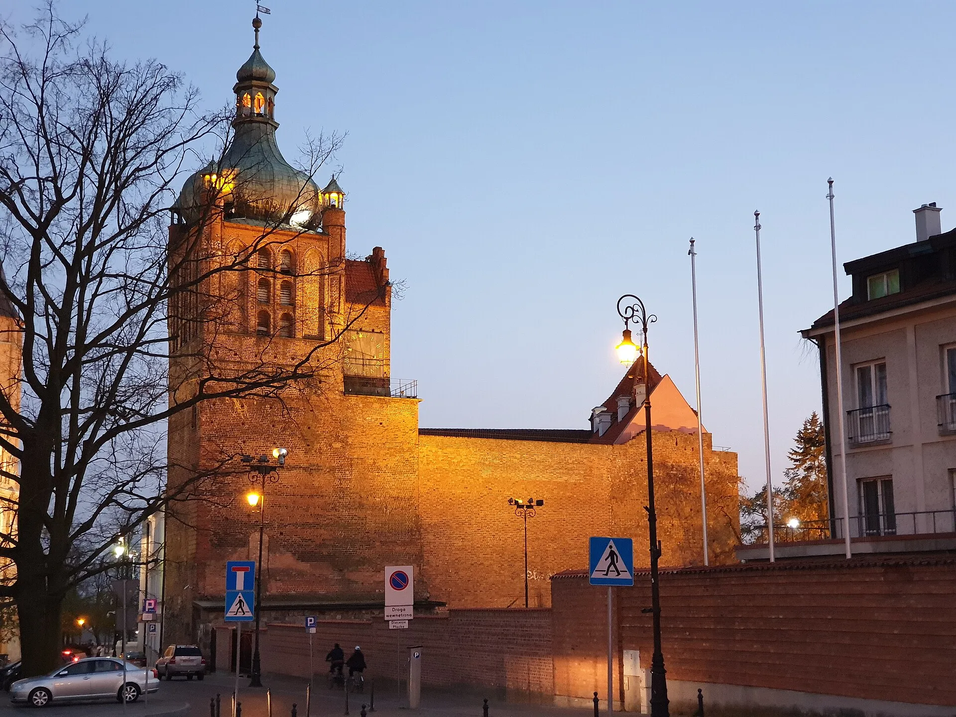 Zamek książąt mazowieckich w Płocku w kwietniu 2019 roku